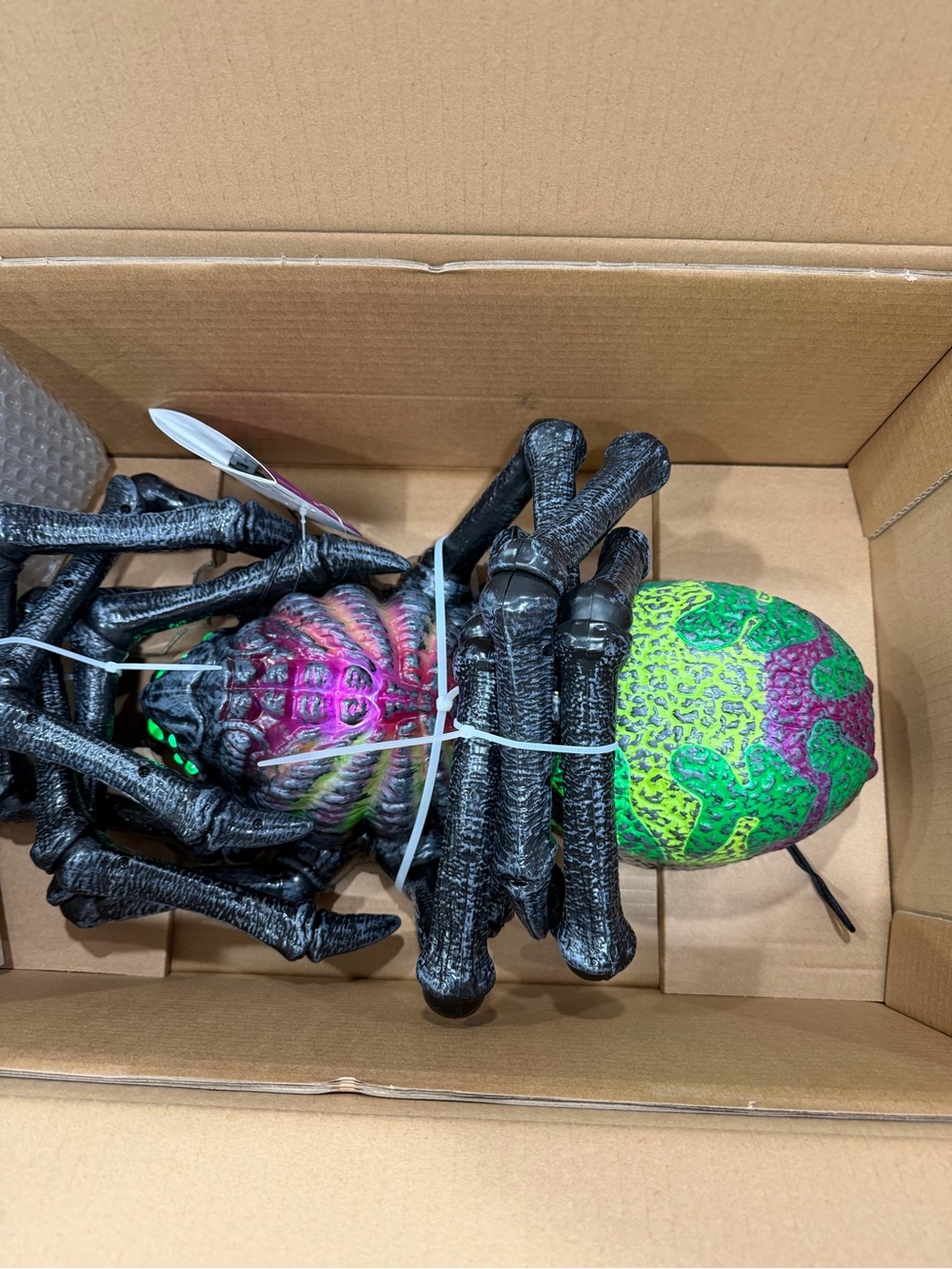 New Home Depot Home Accents LED Posable Spider